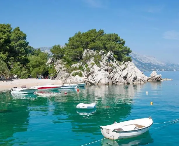 In With A Sea View, Terrace, Air Conditioning, Wifi 201-4 Appartement Brela