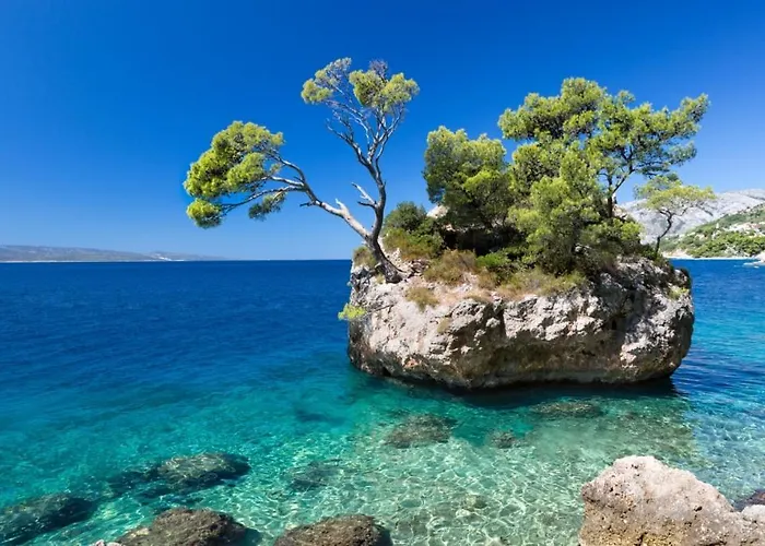 In With A Sea View, Terrace, Air Conditioning, Wifi 201-4 Appartement Brela